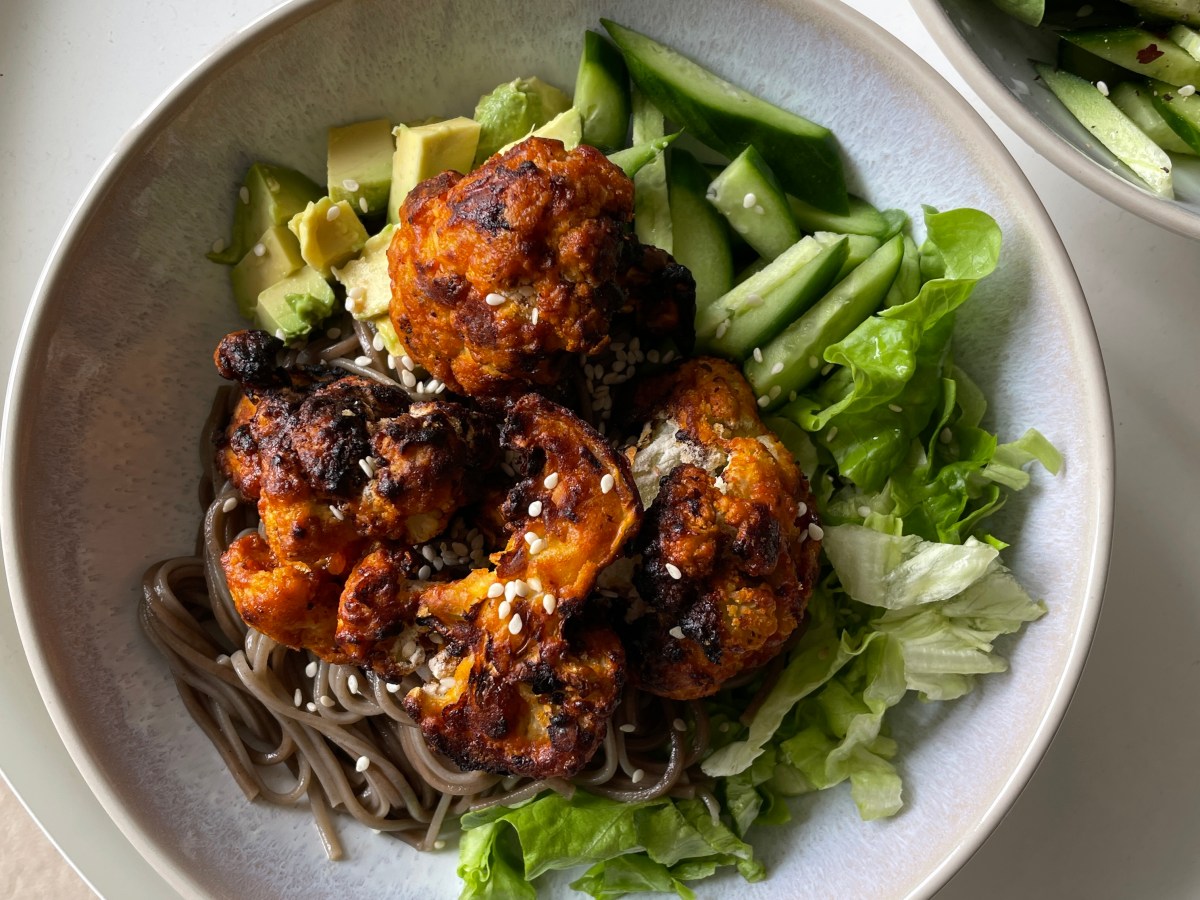 The BEST Spicy Air Fryer Cauliflower Recipe