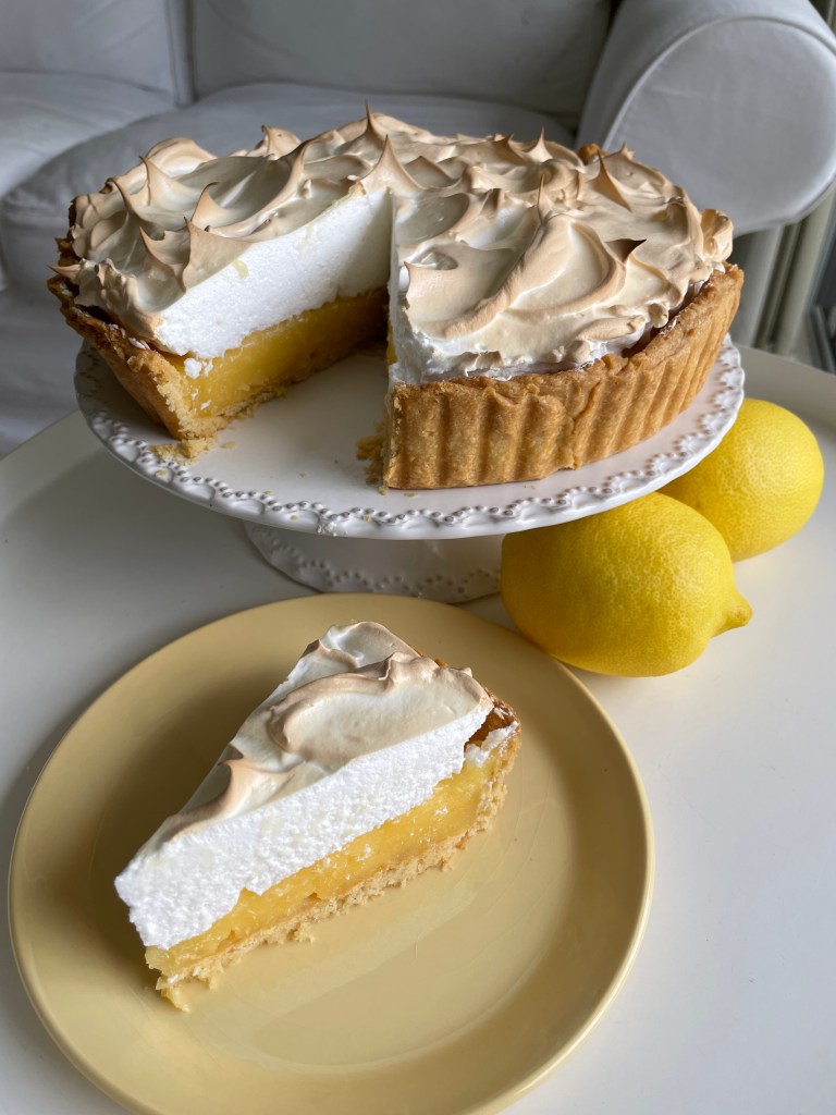 Inside the lemon meringue pie
